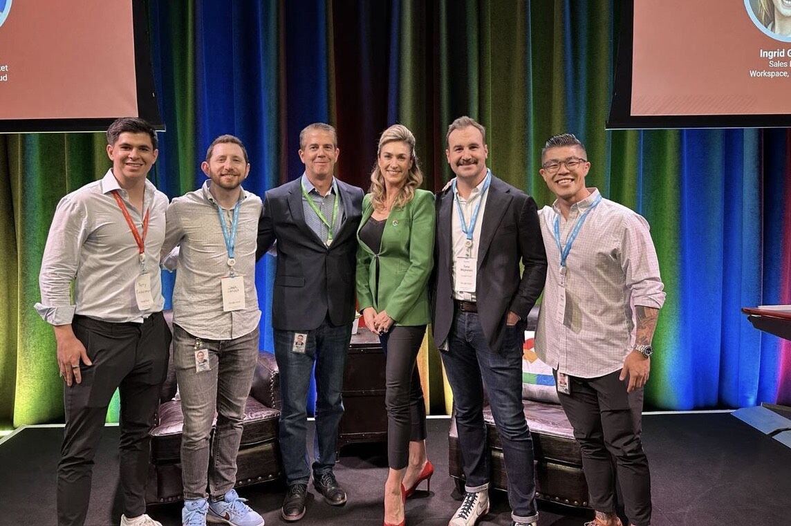 Ingrid Gonzalez speaking at a conference